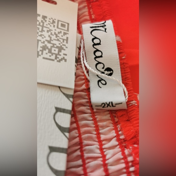 Maacie Maternity Summer Sleeveless Adjustable Spaghetti Straps Beach Sundress - Picture 7 of 8